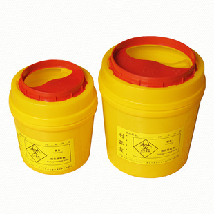 加厚方圆形利器盒黄色废物针头盒诊所医疗垃圾桶一次性口腔锐器盒
