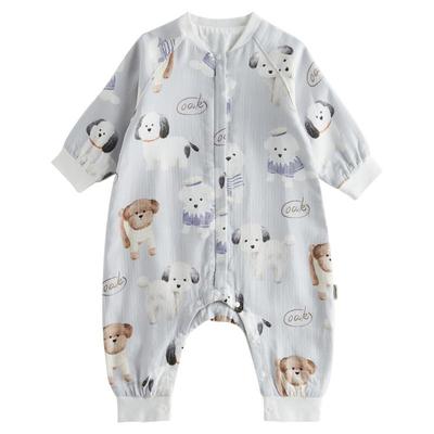 OakFamily宝宝七分袖睡袋防踢被