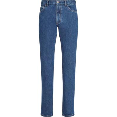 ZEGNA杰尼亚蓝色牛仔裤