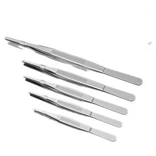 医用镊子304不锈钢组织镊医疗眼科手术拆线有齿实验室圆头小镊子