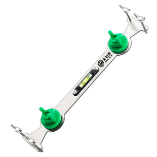 花洒定位器淋浴冷热水管固定器混水阀安装调平4分双联支架水平仪