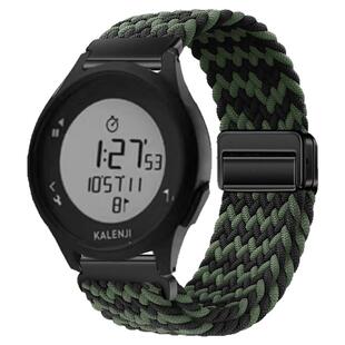 适用迪卡侬手表男W500中学生电子表W100腕带潮牌磁吸编织秋冬表带