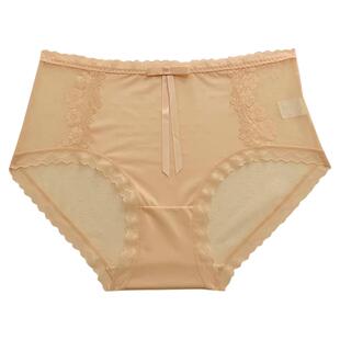 蕾丝性感内裤女士大码胖mm200斤提臀透气2025新款三角裤夏季薄款