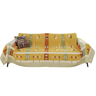 寻由经典加贝沙发垫四季通用2024流行新款沙发巾盖布全包轻奢高级