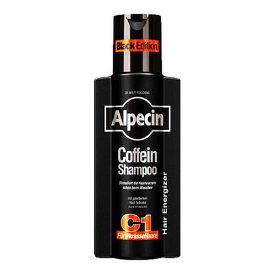 Alpecin欧倍青德国C1咖啡因黑金瓶强韧洗发水无硅油蓬松250ml