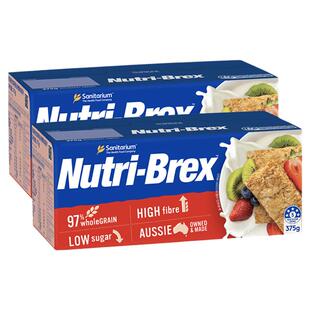 【进口】欣善怡全谷物麦片375g*2盒即食早餐饱腹代餐食品冲饮