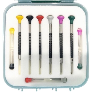 修表工具 韩国进口螺丝刀批 六支装起子精钢刀头 一字螺丝刀咀嘴