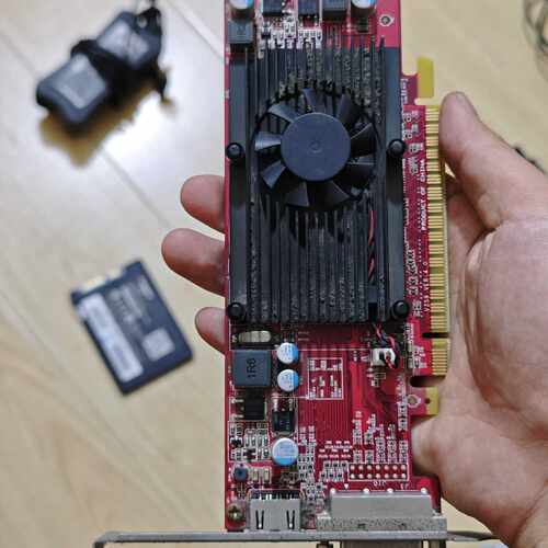议价拆机GT705显卡，1024M DDR3。维修
