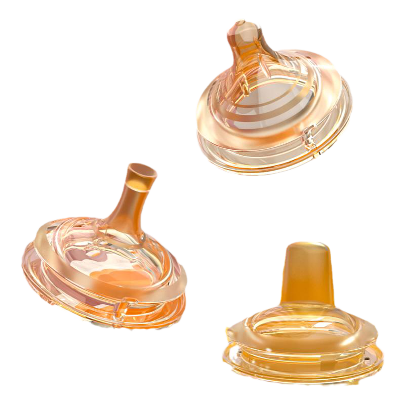 贝思卡儿奶嘴鸭嘴吸嘴硅胶材质吸管组50重力球60MM宽口径通用配件