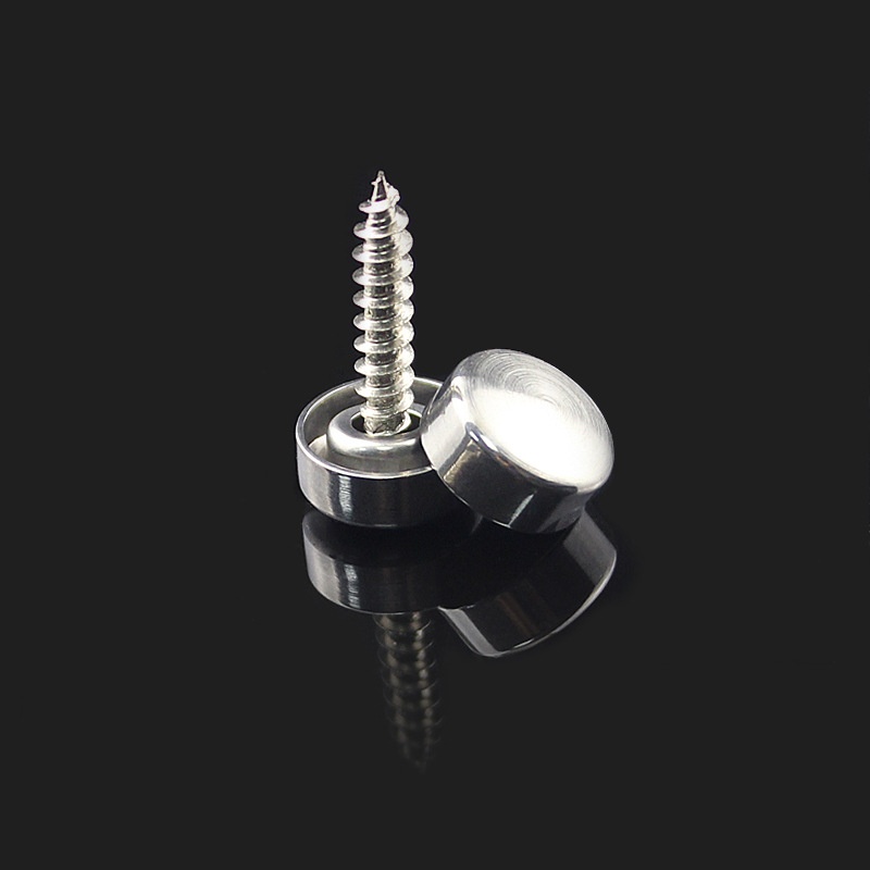 广告钉镜钉装饰盖黑色装饰遮丑固定盖帽螺丝玻璃螺丝钉螺丝膨胀