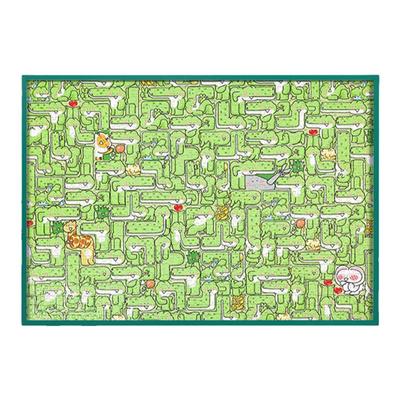 歪瓜1000片拼图框架绿色画框