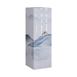 大理石摆件底座摆台增高轻奢高级感2026新款岩板花架子客厅落地式