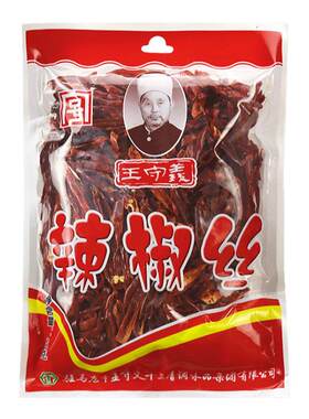 王守义香辣家用炒菜辣椒丝50g