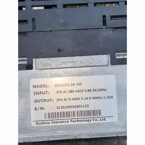 议价包邮9成新MD310T2.2B703变频器维修