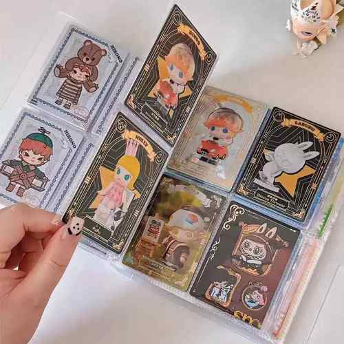 盲盒卡片收纳册手办身份卡本卡片收集相册四宫格九卡牌收藏名片册