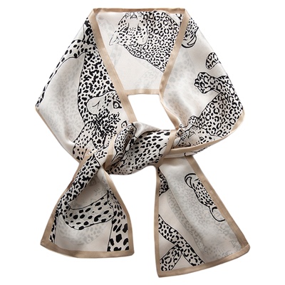 双层双面真丝围巾桑蚕丝长条丝巾