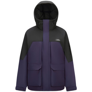 森马羽绒服男士2025冬季新款工装户外情侣外套加厚派克服防水防风