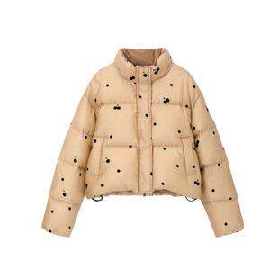 REVAN芮范设计师款质感雪纺波点羽绒服RM90501084