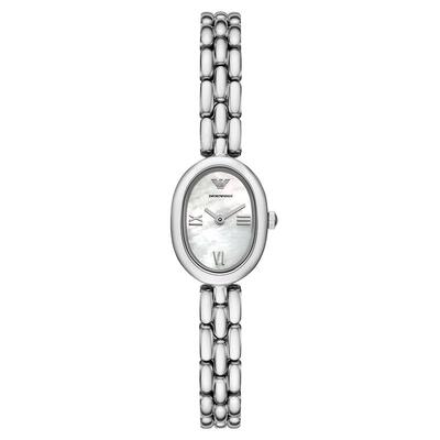 520送女朋友礼物Armani阿玛尼白月光女士时尚小众腕表AR11720