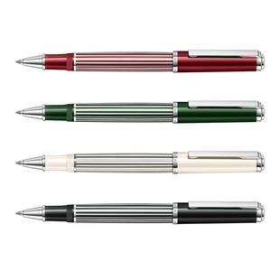 德国MODERN流线M6100宝珠签字笔金属笔杆中性水笔订制刻字礼物