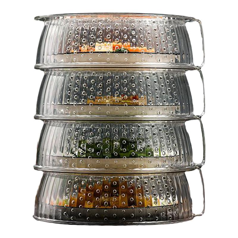 菜罩镂空多层透气剩菜收纳盒饭罩家用神器餐桌食物盖防蚊的菜罩子