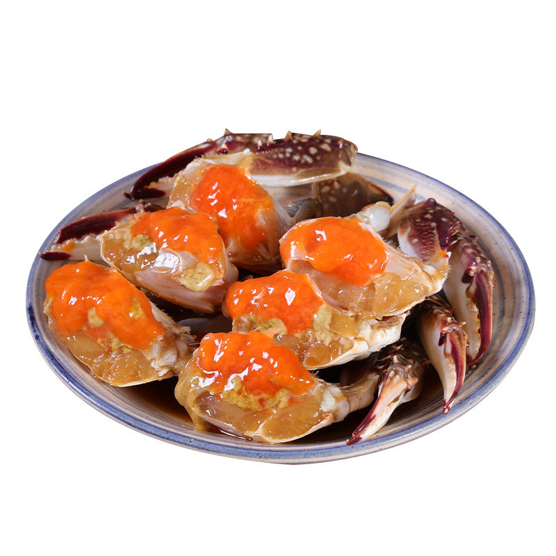 昌鲜园红膏蟹块500g*1罐