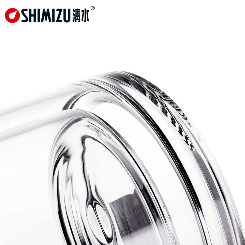 清水双层玻璃杯男女士便携商务办公过滤茶杯带盖有手柄水杯400ml