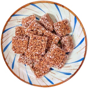 红薯炒米糖安徽特产传统手工老式米花糖麦芽糖稀冻芝麻花生糖零食