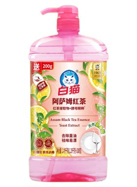 白猫生姜洗洁精去油污腥酒店家用