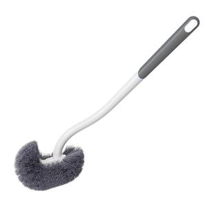 妙然马桶刷子无死角凹槽卫生间软毛清洁刷洁厕刷厕所日式弯曲长柄