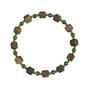 王菲同款沉香手串天然方糖奇楠手链木质檀木沉水级帝王绿翡翠女款