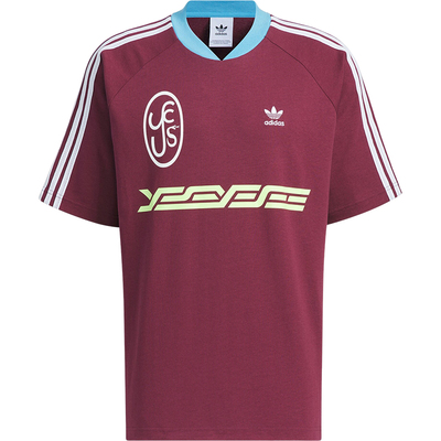 阿迪达斯男士宽松运动短袖T恤