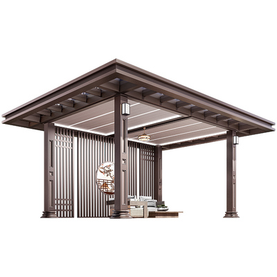 凉亭厂家直播中可来厂看实物