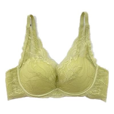 古妃法式蕾丝小胸聚拢无钢圈内衣