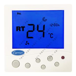 carrier开利中央水空调液晶温控器 风机盘管三速开关面板TMS910SA