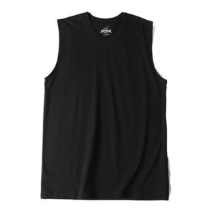 日系重磅！220g纯棉背心~男女款夏季宽松健身跨栏坎肩无袖T恤短袖