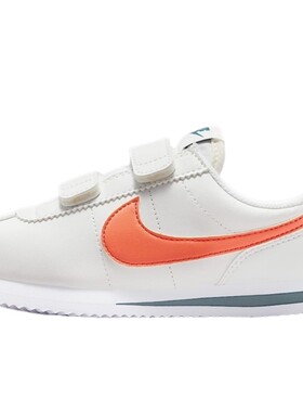 NIKE耐克小童CORTEZ魔术贴舒适阿甘鞋运动休闲鞋IQ7636-109