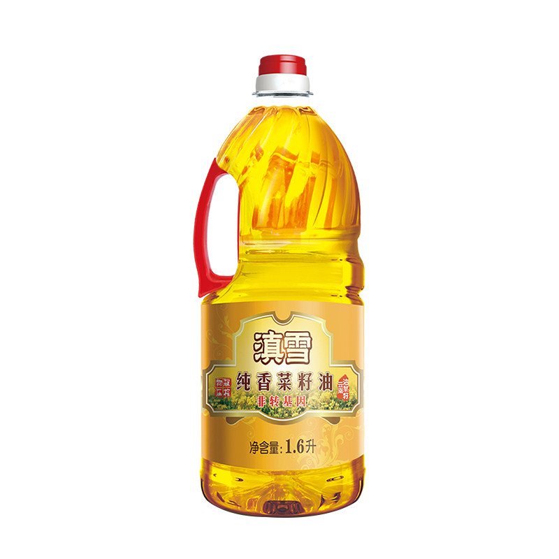 滇雪纯香菜籽油1.6升非转基因
