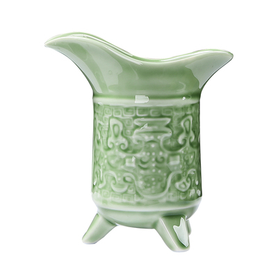 中式仿古青铜爵杯分酒器白酒杯