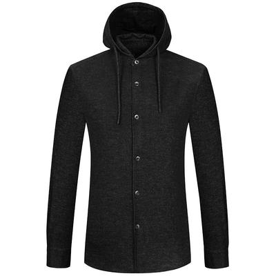 东博利尼男士连帽夹克进口面料