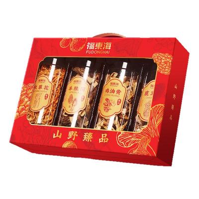 福东海四拼山珍汤料中秋礼盒