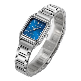 skmei时刻美商务休闲女士钢带石英腕表女款轻奢时尚百搭石英手表