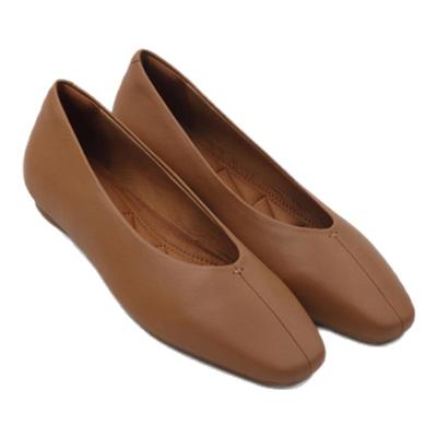 【德芙琳】超软鹿皮芭蕾晚晚鞋