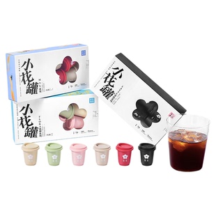 慕夏花咖纯黑咖啡0添加蔗糖0脂玫瑰茉莉冷萃冻干咖啡粉冷热即溶