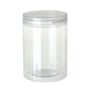 食品级塑料空瓶子透明大口密封罐子五谷杂粮收纳盒坚果广口储物罐