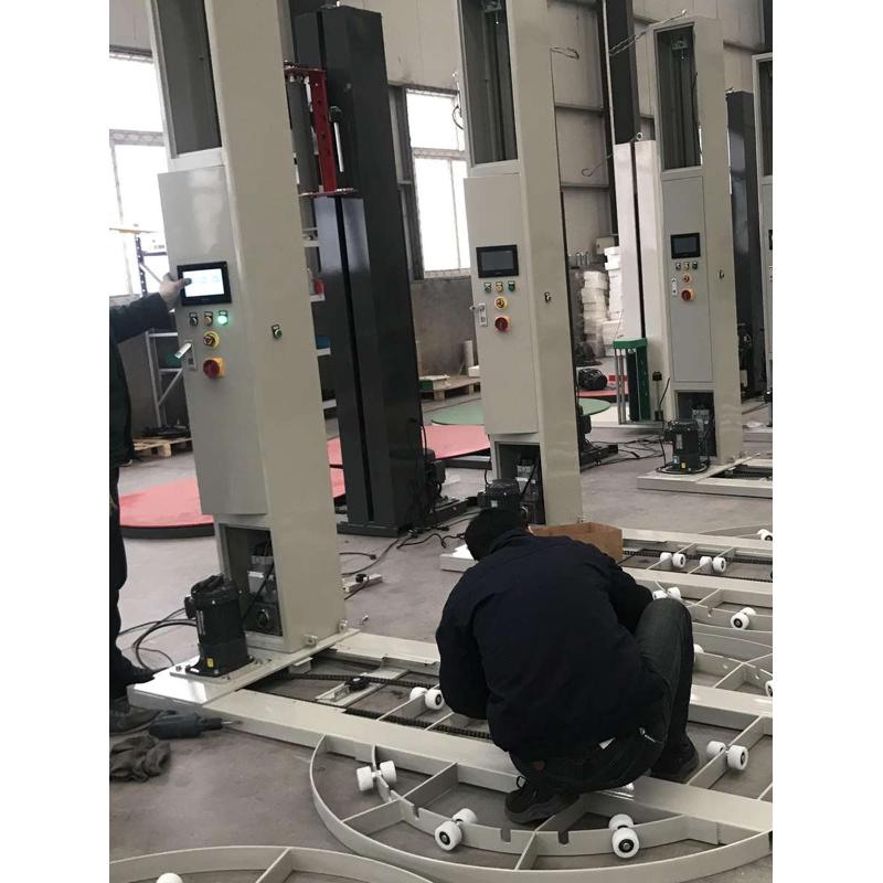 全自动缠绕机缠绕膜打包机绕膜机拉伸膜缠绕机薄膜包装机缠绕包装