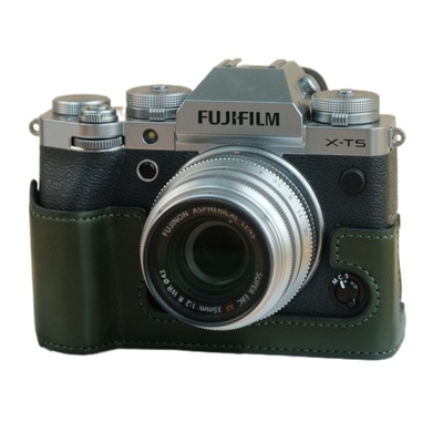 富士xt5真皮保护套头层牛皮