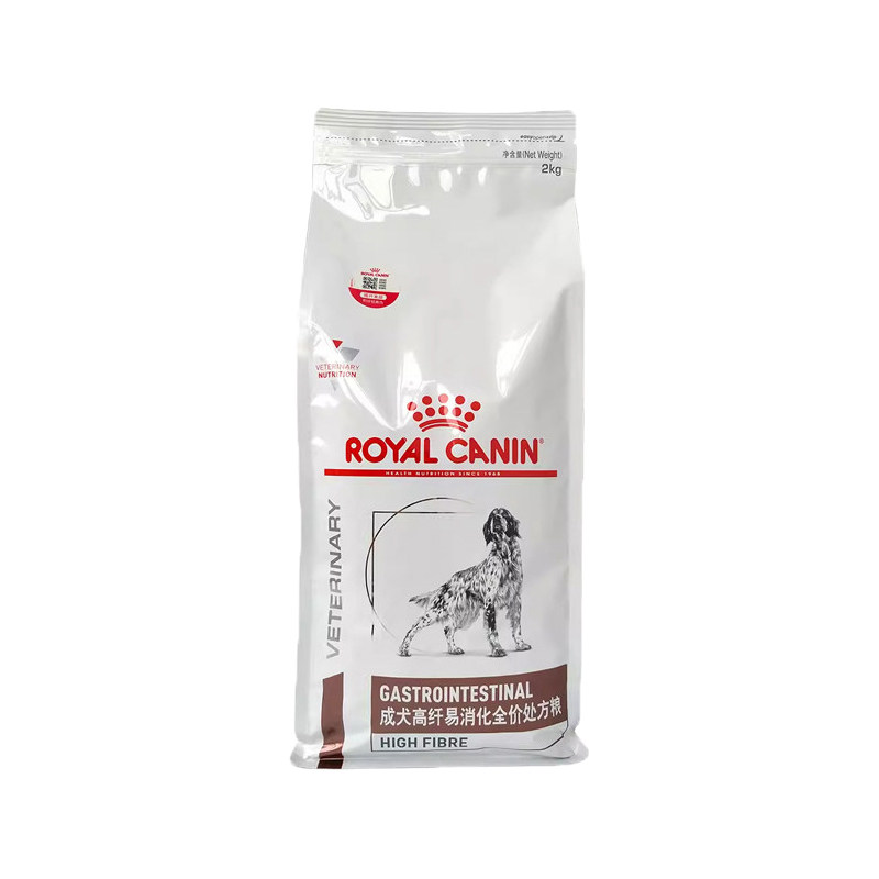 皇家狗粮 成犬高纤易消化全价处方粮2kg FR23狗狗纤维促大肠消化