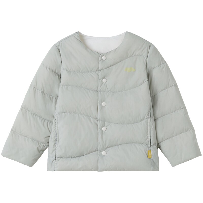 【新品】papa爬爬冬儿童羽绒服外套男女童防泼水轻薄排骨羽绒内胆