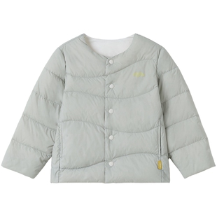 【新品】papa爬爬秋冬儿童羽绒服男女童内胆防泼水轻薄排骨羽绒服